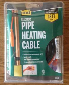 img 2 attached to 🔥 Efficient Pipe Heating Solution: M-D Building Products 64428 Md Pipe Heating Cable With Thermostat, 18 Ft, Red, -50 Deg F