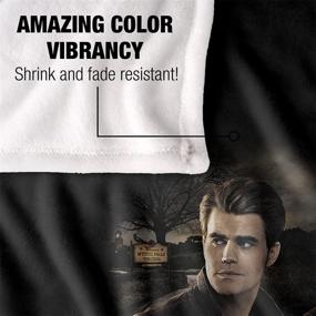 img 1 attached to Vampire Diaries Brothers Silky Blanket
