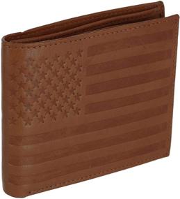 img 3 attached to 👜 Premium CTM Leather American Embossed Bifold Wallet: Sleek Design & Exceptional Quality