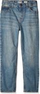 toddler straight jeans natural indigo boys' clothing ~ jeans logo