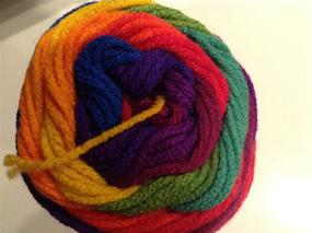 img 3 attached to 💖 Red Heart E300-4965 Super Saver Yarn, Pack of 3 Balls, Favorite Stripe - Vibrant Colors for All Your Crafting Needs!