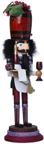 img 4 attached to 🍷 Kurt Adler 19-Inch Wine Nutcracker: Hollywood-inspired Holiday Décor with a Twist