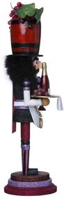 img 1 attached to 🍷 Kurt Adler 19-Inch Wine Nutcracker: Hollywood-inspired Holiday Décor with a Twist