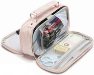 🎒 wf wu fang cute pencil case: large capacity bag for kids, girls, boys - pink organizer pouch logo