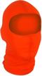 zanheadgear nylon balaclava size orange logo