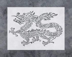 img 3 attached to GSS Designs Dragon Decor Stencil
