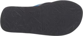 img 1 attached to Quiksilver Molokai Eclipsed Deluxe Flip Flop Boys' Shoes in Sandals