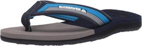 img 4 attached to Quiksilver Molokai Eclipsed Deluxe Flip Flop Boys' Shoes in Sandals