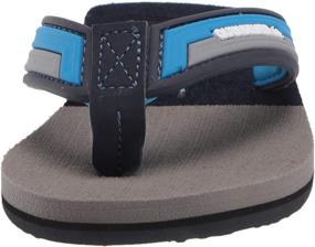 img 3 attached to Quiksilver Molokai Eclipsed Deluxe Flip Flop Boys' Shoes in Sandals