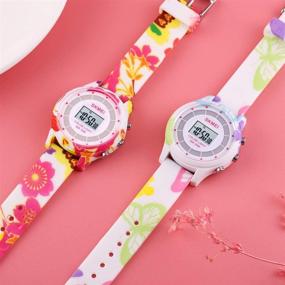 img 1 attached to CakCity Waterproof Electronic Stopwatch Wristwatch Girls' Watches
