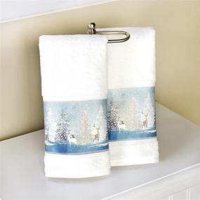 img 1 attached to Lakeside Collection Christmas Hand Towels