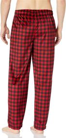 img 2 attached to Men's Clothing and Sleep & Lounge: Silky Fleece Black Plaid Chaps