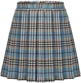 img 3 attached to 👗 Premium Quality Freebily Kids Girls Classical School Uniforms Tennis Skirts: A-Line Pleated Skort in Tartans Plaid - Perfect Scooter Schoolwear