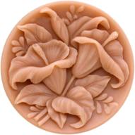 🌺 handmade silicone soap mold: delicate flower design for crafted soap flowers logo