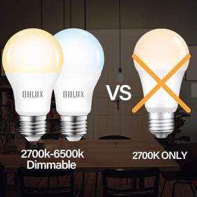 img 3 attached to 💡 Улучшите пространство с OHLUX Google, светодиодной колбой с диммируемым дневным светом, идеальным осветительным решением.