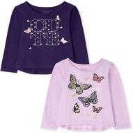 🦋 adorable butterfly sleeve clothing for girls at children's place - perfect toddler outfits logo