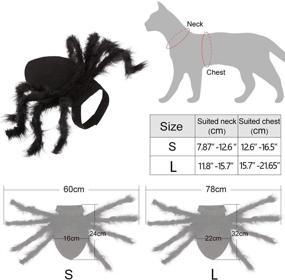 img 3 attached to 🕷️ Vehomy Halloween Pet Spider Costume Harness: Fun Dress-Up for Cats and Dogs!