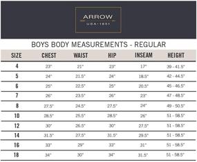 img 2 attached to 👖 Optimized: Arrow 1851 Boys' Aroflex Stretch Dress Pant with Flat Front Design