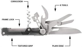 img 3 attached to 🔪 Versatile Gerber Armbar Cork: Pocket Knife Multi-Tool with Cork Screw in Sleek Onyx