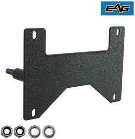 img 3 attached to 🚗 EAG Rear License Plate Relocation Bracket for 2007-2018 Wrangler JK Spare Tire Carrier: Enhance SEO