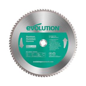 img 4 attached to 🪚 Efficient Aluminum Cutting with Evolution Power Tools 14BLADEAL – 14-Inch x 80-Tooth Saw Blade in Green