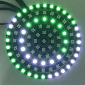 img 2 attached to CHINLY 93 LEDs 6 Ring WS2812B WS2812 5050 RGB LED Ring Lamp: Individually Addressable Full Dream Color Light - DC5V