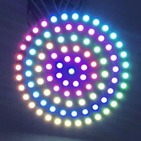 img 3 attached to CHINLY 93 LEDs 6 Ring WS2812B WS2812 5050 RGB LED Ring Lamp: Individually Addressable Full Dream Color Light - DC5V