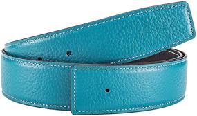 img 3 attached to 👔 Vatees Genuine Leather Adjustable Men's Belts - Reversible and Versatile Accessories