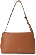👜 kevancho women's leather shoulder bag - stylish tote clutch handbag with zipper - fashion purses logo