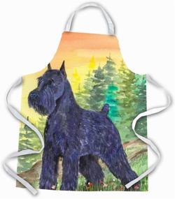 img 1 attached to Carolines Treasures SS1051APRON Schnauzer Multicolor