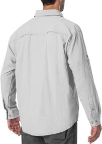 img 2 attached to 👕 NAVISKIN Men's Lightweight Quick Dry SPF Outdoor Shirt with UPF 50+ Sun Protection for Hiking, Fishing, and Long Sleeve Coverage