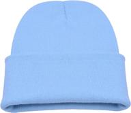 🧢 pzle blue beanie knit beanie hat baby boy men stocking cap baby blue – enhanced seo logo