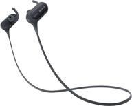 sony extra bass bluetooth headphones - top wireless sports earbuds with mic, ipx4 splashproof, stereo comfort for gym, running, workout - 8.5 hour battery life - black logo