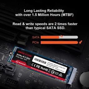 img 1 attached to 💾 SEKC SM250512G 512GB NVMe M.2 2280 PCIe Gen 3x4 SSD - High Speed & Capacity Internal Solid State Drive