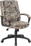 🪑 enhance your workspace with boss office products mossy oak break-up country camo executive mid-back chair logo