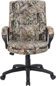 img 2 attached to 🪑 Enhance Your Workspace with Boss Office Products Mossy Oak Break-Up Country Camo Executive Mid-Back Chair