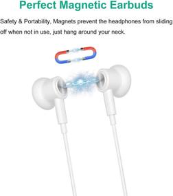 img 1 attached to 🎧 Наушники USB C с микрофоном - Тип C наушники для Samsung Galaxy S21 Ultra S20 FE, Hi-Fi аудио, магнитные, совместимые с Galaxy Z Flip 3, Z Fold3, S21+, Note 20 Ultra, OnePlus 8, 9 Pro, Pixel 5.