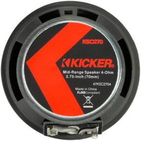 img 3 attached to 🔊 Enhance Your Car Audio Experience with KICKER 47KSC2704 KSC Series 2 3/4 Inch Midrange Speakers (Pair)