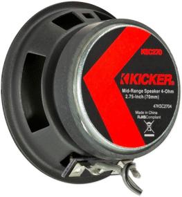 img 2 attached to 🔊 Enhance Your Car Audio Experience with KICKER 47KSC2704 KSC Series 2 3/4 Inch Midrange Speakers (Pair)