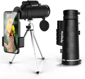 img 3 attached to 🔭 High Power HD Monocular Telescope - 40x60 Compact Waterproof Scope for Bird Watching, Night Vision, Adults Kids - Includes Smartphone Holder