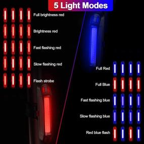 img 2 attached to Rechargeable Bicycle Taillight Waterproof Mountain