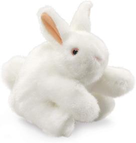 img 1 attached to 🐇 Folkmanis White Bunny Rabbit Hand Puppet