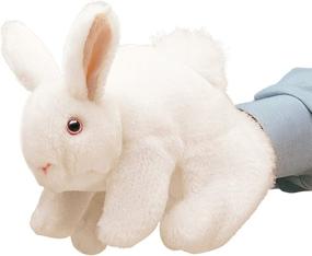 img 3 attached to 🐇 Folkmanis White Bunny Rabbit Hand Puppet