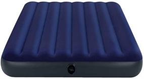 img 4 attached to Intex Classic Downy Airbed, Full: Comfortable and Reliable Sleeping Solution