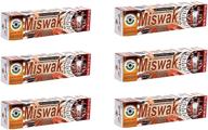 🌿 organic miswak 10-in-1 toothpaste 7.05 oz - pack of 6 with moringa, clove, propolis, myrrh, black seed, resin, fennel seed, babool, cinnamon, licorice - fluoride-free logo