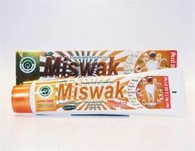 img 2 attached to 🌿 Organic Miswak 10-in-1 Toothpaste 7.05 oz - Pack of 6 with Moringa, Clove, Propolis, Myrrh, Black Seed, Resin, Fennel Seed, Babool, Cinnamon, Licorice - Fluoride-Free