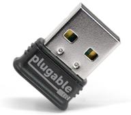 plugable usb bluetooth 4.0 low energy micro adapter: windows 10, 8.1, 8, 7 compatible, gamepad & stereo headset compatible logo