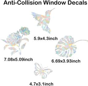 img 3 attached to Hslordge Collision Hummingbird Butterfly Collisions Home Decor