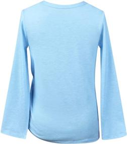 img 3 attached to 👚 Girls' Drawstring Sleeve Blouse | Clothing for Girls, Tops, Tees & Blouses