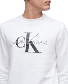 img 2 attached to Calvin Klein Heather Monogram Men's Clothing and Active Sweatshirt